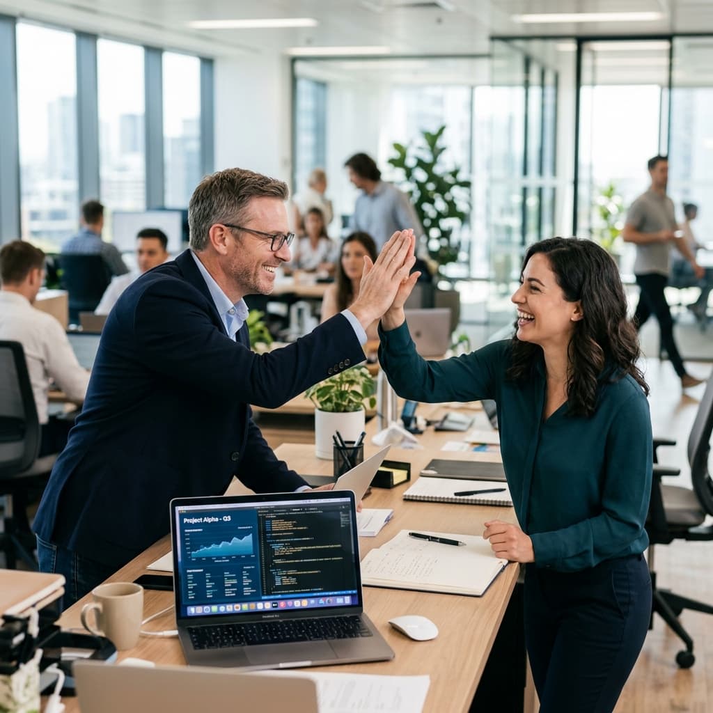 Team Collaboration High Five